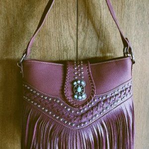 Montana West Fringed CCW Shoulder Bag